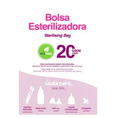 IRISANA Bolsa Esterilizadora para Microondas, 20 usos