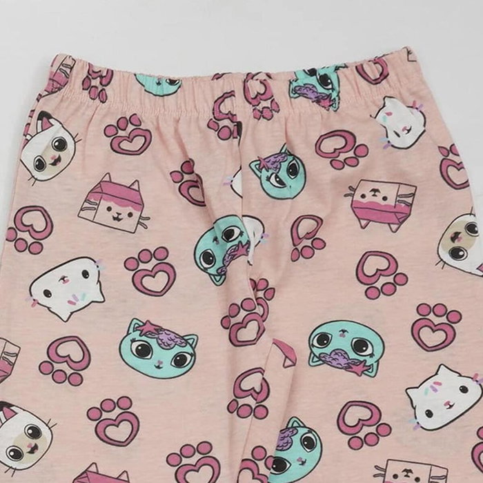 Cerdá Pijama Largo Single Jersey Gabby's Dollhouse 5 Años Rosa