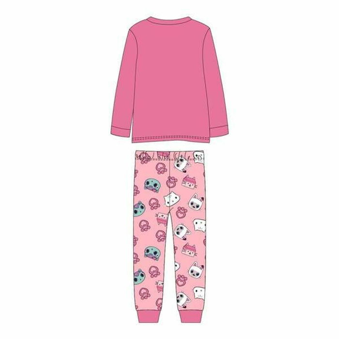 Cerdá Pijama Largo Single Jersey Gabby's Dollhouse 5 Años Rosa