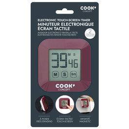 Cook Concept Temporizador Magnético Táctil para Cocina con Pantalla Electrónica y Soporte