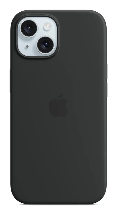 Apple Funda para iPhone 15 de Silicona con MagSafe - Negro
