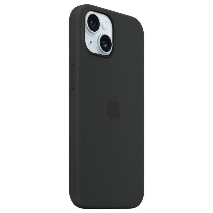 Apple Funda de Silicona con MagSafe para iPhone 15 - Negro Apple Funda de Silicona con MagSafe para iPhone 15 - Negro