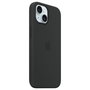 Apple Funda de Silicona con MagSafe para iPhone 15 - Negro
