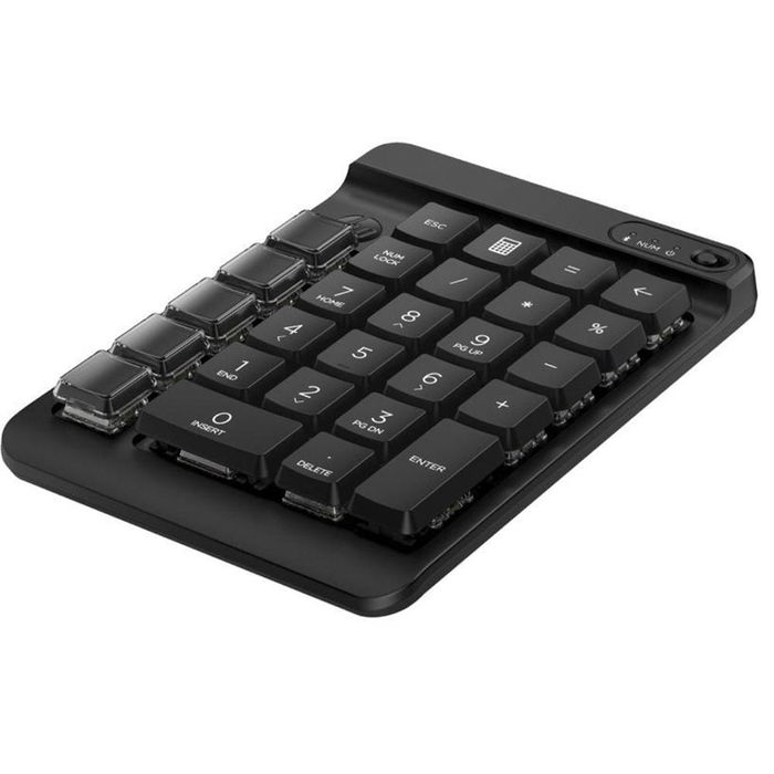 HP 430 - Teclado Numérico Inalámbrico Programable, Bluetooth 5.3, 9 Teclas Programables, Teclas Mecánicas de Perfil Bajo, Negro, Resistente a Derrames HP 430 - Teclado Numérico Inalámbrico Programable, Bluetooth 5.3, 9 Teclas Programables, Teclas Mecánicas de Perfil Bajo, Negro, Resistente a Derrames