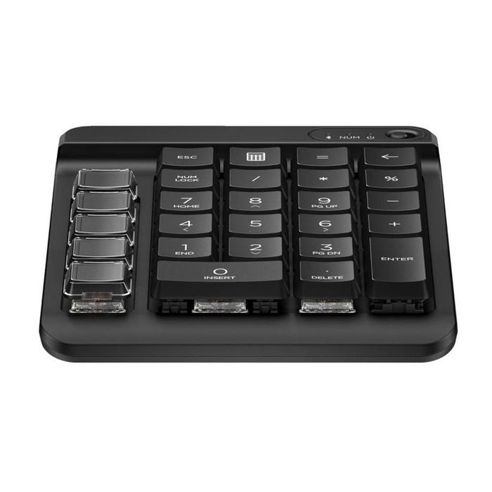 HP 430 - Teclado Numérico Inalámbrico Programable, Bluetooth 5.3, 9 Teclas Programables, Teclas Mecánicas de Perfil Bajo, Negro, Resistente a Derrames HP 430 - Teclado Numérico Inalámbrico Programable, Bluetooth 5.3, 9 Teclas Programables, Teclas Mecánicas de Perfil Bajo, Negro, Resistente a Derrames
