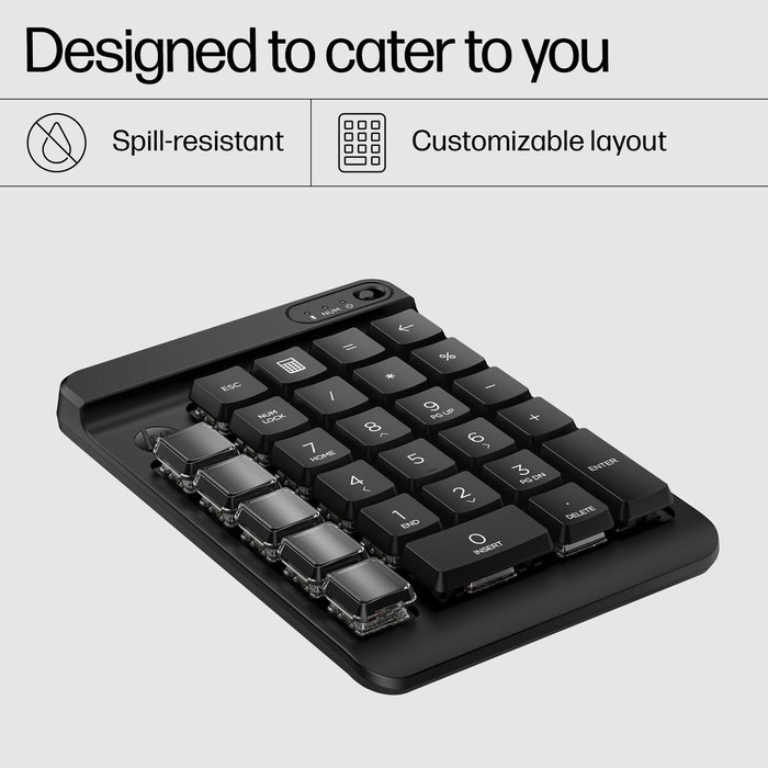 HP Teclado Numérico Inalámbrico Programable 430 Negro