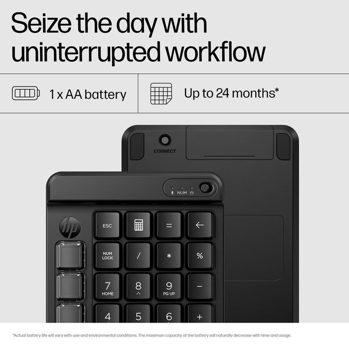 HP Teclado Numérico Inalámbrico Programable 430 Negro
