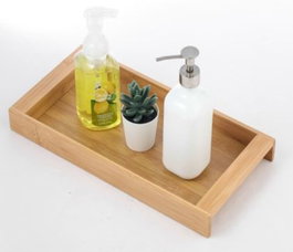 DKD Home Decor Bandeja de Bambú 40x20x4 Natural