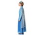 Disfraz Princesa Azul Niña, Traje Vestido con Capa y Cinturón para Fiesta Carnaval Infantil 10-12 Años, Talla Grande