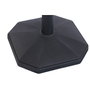 DKD Home Decor Base para Parasol de Plástico de Alta Densidad, 13kg, Negro