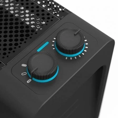 Orbegozo Radiador de Mica RMB 1500, 1500W, Calefacción Rápida y Eficiente, Bajo Consumo de Oxígeno, Termostato Regulable, Doble Potencia, Seguridad antivuelco