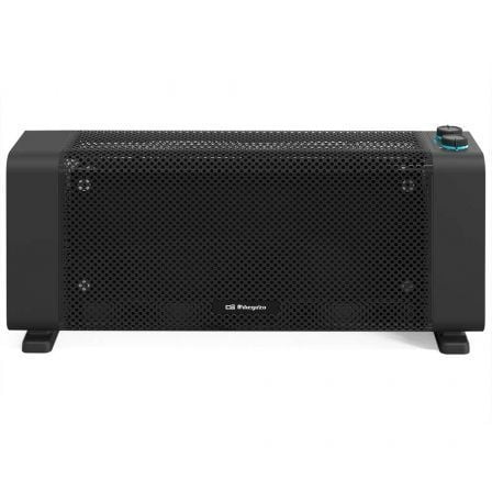 Orbegozo Radiador de Mica RMB 1500, 1500W, Calefacción Rápida y Eficiente, Bajo Consumo de Oxígeno, Termostato Regulable, Doble Potencia, Seguridad antivuelco