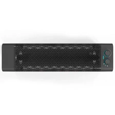 Orbegozo Radiador de Mica RMB 1500, 1500W, Calefacción Rápida y Eficiente, Bajo Consumo de Oxígeno, Termostato Regulable, Doble Potencia, Seguridad antivuelco