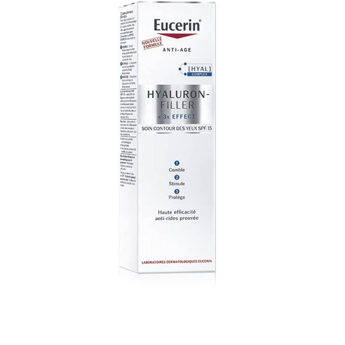 Eucerin Hyaluron-Filler + 3X Effect Soin Contour Des Yeux Spf 15 15ml