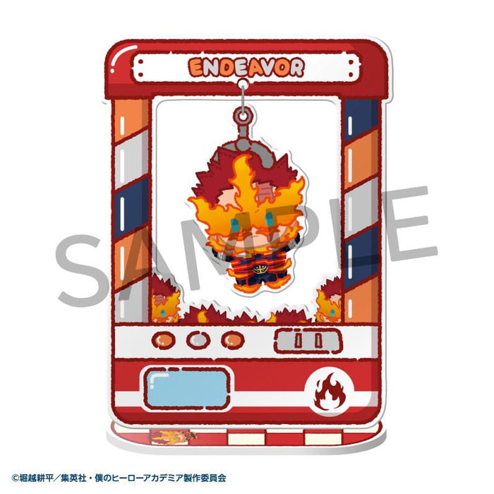 Megahouse My Hero Academia Chara Catcher Figuras Acrílico 9 cm Expositor (8 unidades)