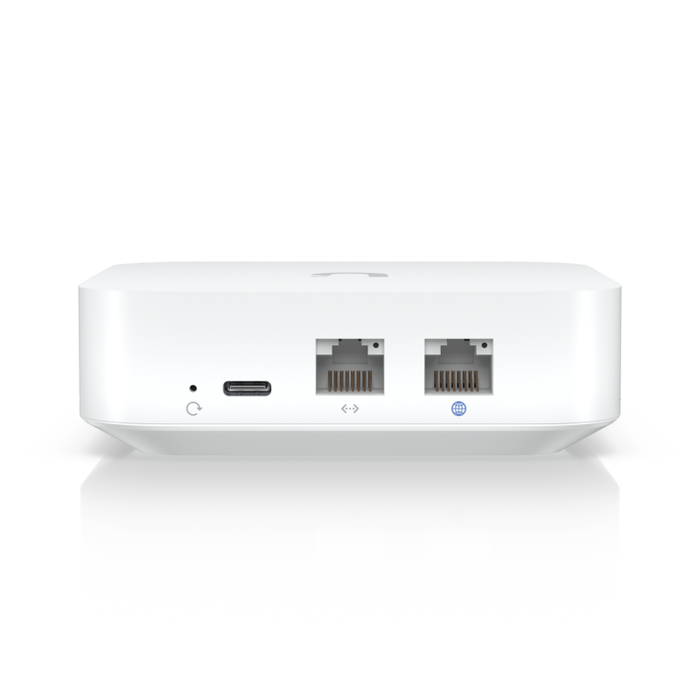 Ubiquiti Router Wifi Uxg - Lite, 2 Puertos Ethernet LAN RJ-45, Velocidad 10/100/1000 Mbit/s, Cortafuegos, Soporte VLAN, Blanco