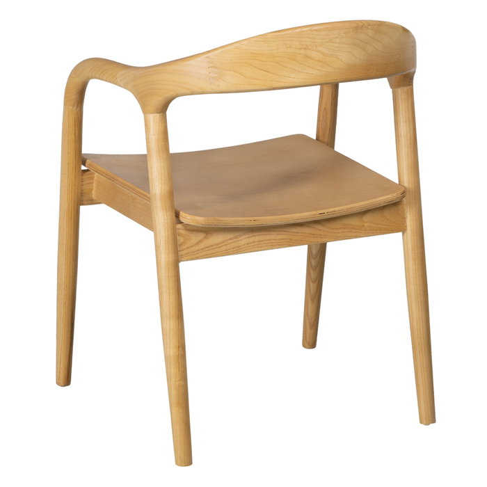 Silla Natural Madera de Olmo Salón 55 X 60 X 77 cm