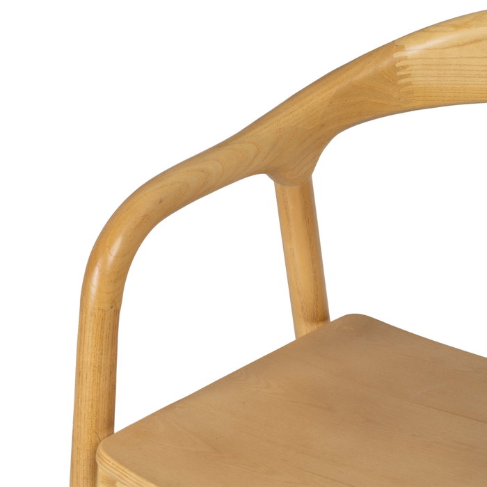 Silla Natural Madera de Olmo Salón 55 X 60 X 77 cm