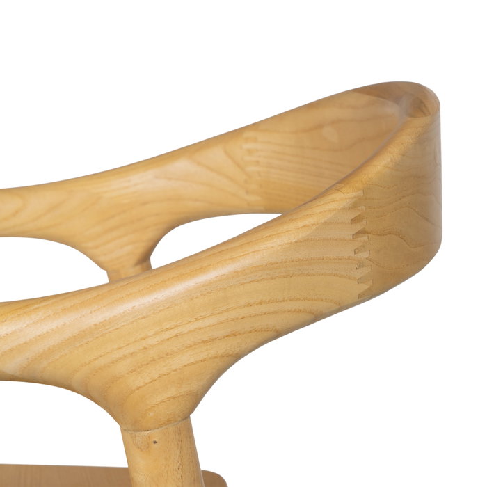 Silla Natural Madera de Olmo Salón 55 X 60 X 77 cm