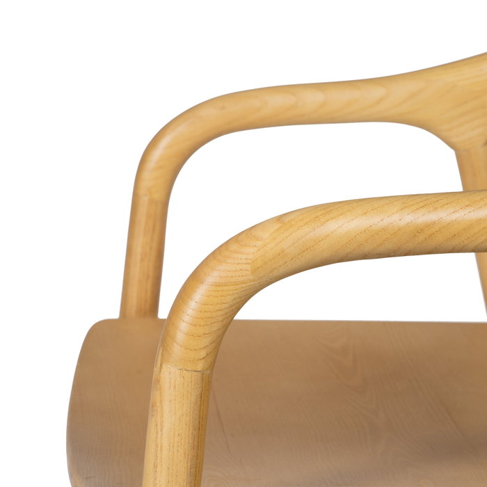 Silla Natural Madera de Olmo Salón 55 X 60 X 77 cm