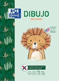 Bloc De Dibujo Oxford Kids Encolado Liso A4 90G 20H