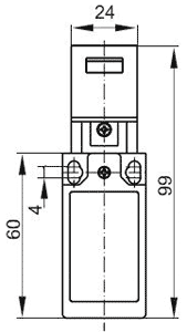 POKÓJ Interruptor de seguridad a llave PSP NC + NA