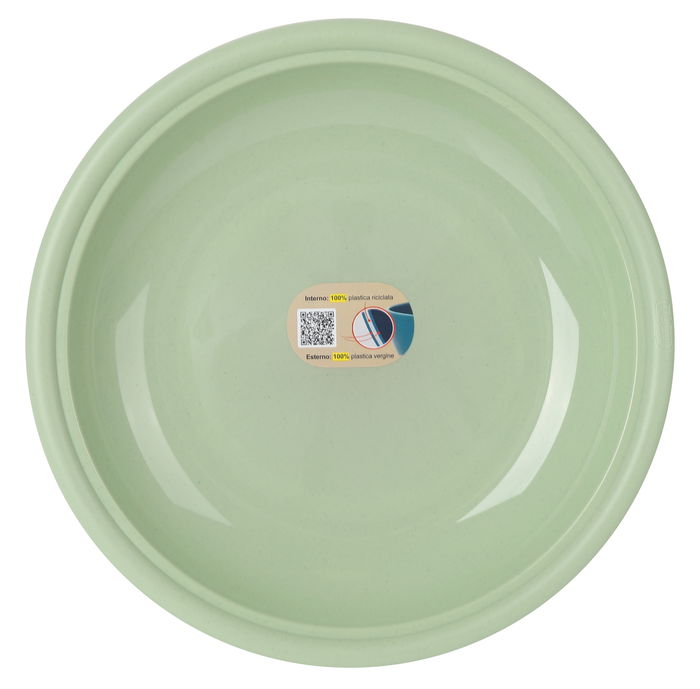 Dem Plato Hondo Inside, 22 cm - Plato de Postre o Sopero de Cerámica (36 Unidades)