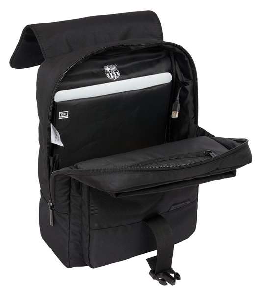 Mochila para Portátil F.C. Barcelona Premium Negro 29 x 39 x 12 cm