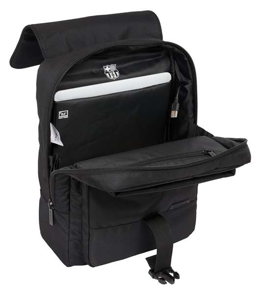 Mochila para Portátil F.C. Barcelona Premium Negro 29 x 39 x 12 cm
