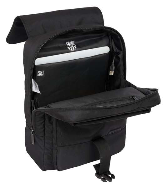 Mochila para Portátil F.C. Barcelona Premium Negro 29 x 39 x 12 cm