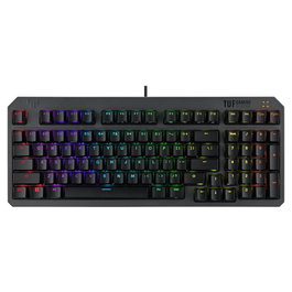 ASUS TUF Gaming K3 Gen II Teclado Gaming Optomecánico RGB Negro USB, Formato Completo 100% con Teclado Numérico, Switches Ópticos, N-key Rollover