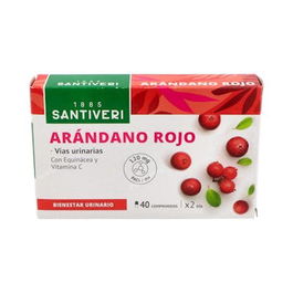 Santiveri Arandano Rojo 40 Comp. Complemento Alimenticio Apto Para Veganos