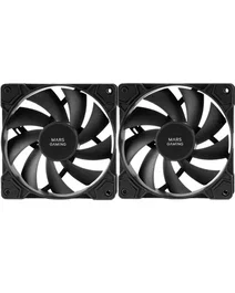 Mars Gaming Pack 2 Ventiladores MF-PWMX2 12cm Negro