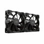 Mars Gaming Pack 2 Ventiladores MF-PWMX2 12cm Negro