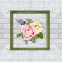 Wallity CAM2766714502 Cuadro Decorativo Enmarcado Cristal y Madera 32 x 32 cm