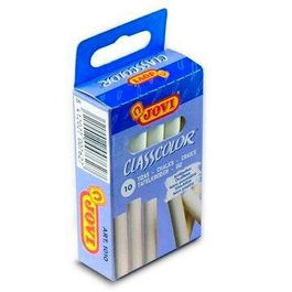 Jovi Tizas Classcolor School Antipolvo 80 mm Blanco Caja 10 Ud