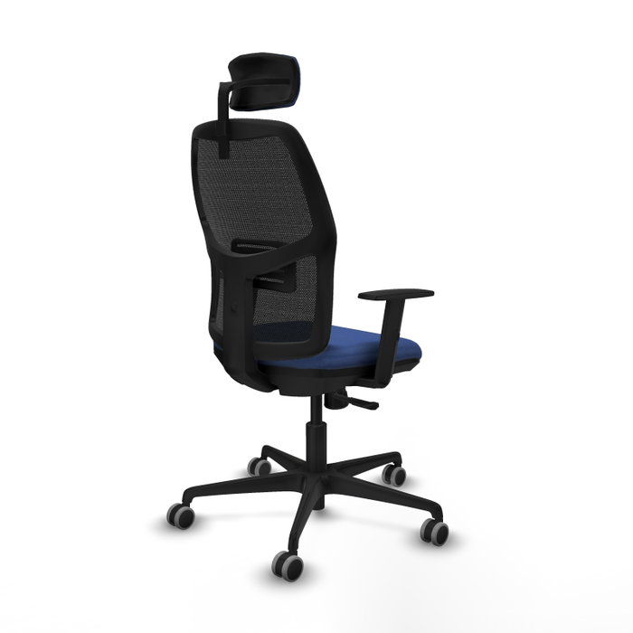 PIQUERAS Y CRESPO Silla de oficina Alfera, Mecanismo Sincro, Azul marino/Negro PIQUERAS Y CRESPO Silla de oficina Alfera, Mecanismo Sincro, Azul marino/Negro