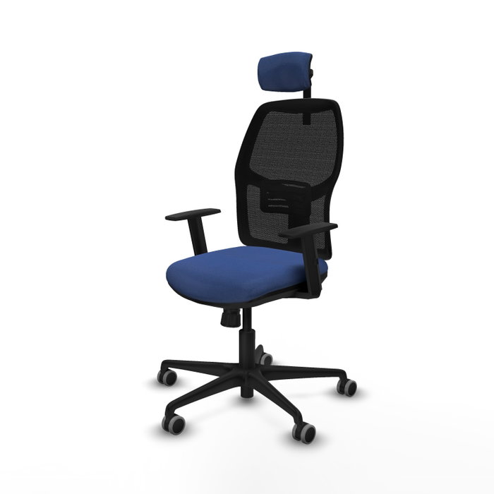 PIQUERAS Y CRESPO Silla de oficina Alfera, Mecanismo Sincro, Azul marino/Negro PIQUERAS Y CRESPO Silla de oficina Alfera, Mecanismo Sincro, Azul marino/Negro