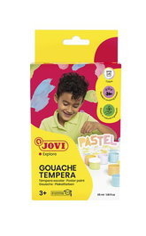 Tempera Jovi Gouache 35 Ml (Bote) Estuche De 6 Colores Pastel