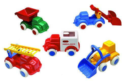 Vehiculo Andreu Toys Pp Flexible Surtido 5 Modelos 18 Unidades
