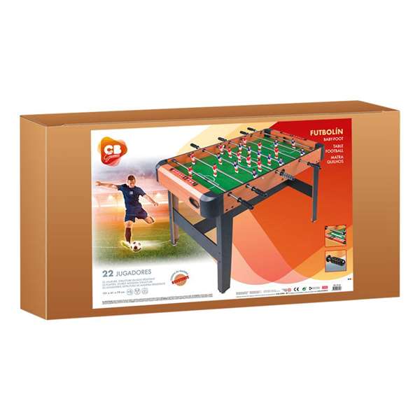 Color Baby Futbolín de Madera 121X61X79 Cm