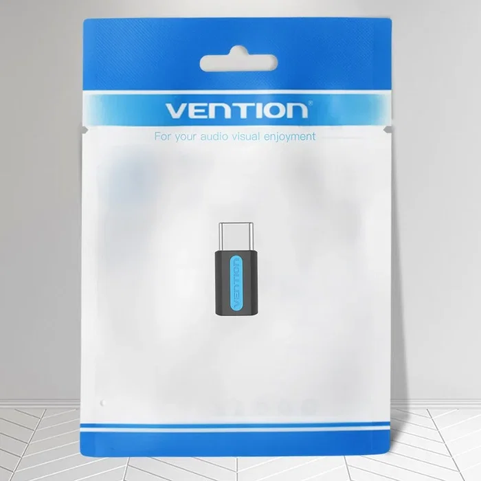 Vention Adaptador USB Tipo-C Macho a Micro USB B Hembra CDXB0 Negro