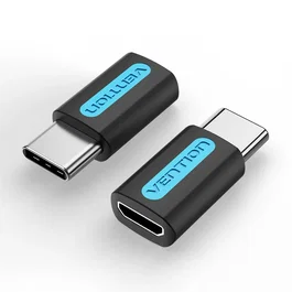 Vention Adaptador USB CDXB0, USB Tipo-C Macho a Micro USB B Hembra, USB 2.0, Negro