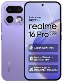 Realme 16 Pro 5G Smartphone 8/512GB Orchid Purple - Pantalla AMOLED 6.78", Cámara 200MP, Batería 7000mAh