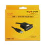 DeLOCK Adaptador USB 1.1 a paralelo con conector DB25 y cable de 0,8 m