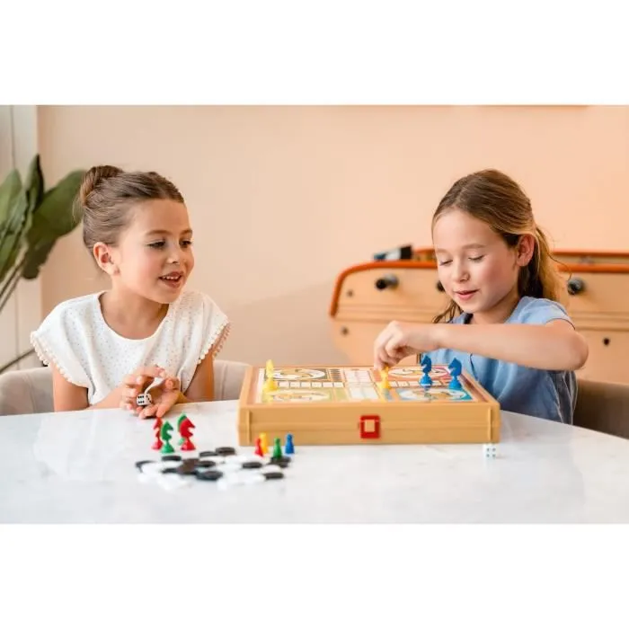 Dujardin Caja 8 Juegos Estándar - Caja de Juegos Goose y Dada para Niños a Partir de 6 Años Dujardin Caja 8 Juegos Estándar - Caja de Juegos Goose y Dada para Niños a Partir de 6 Años