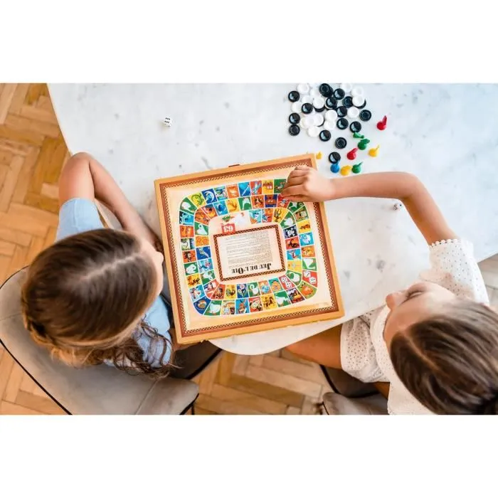 Dujardin Caja 8 Juegos Estándar - Caja de Juegos Goose y Dada para Niños a Partir de 6 Años Dujardin Caja 8 Juegos Estándar - Caja de Juegos Goose y Dada para Niños a Partir de 6 Años