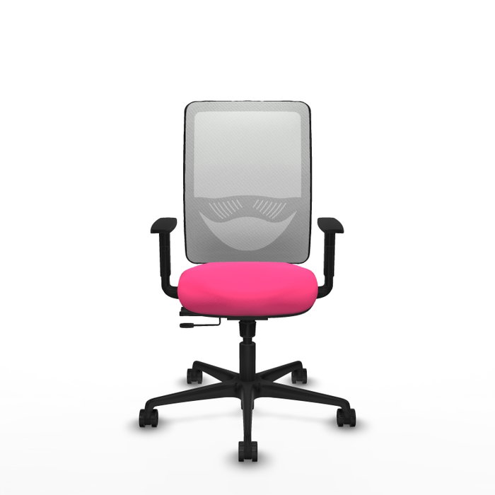 PIQUERAS Y CRESPO Silla de oficina Zulema Rosa y Blanca