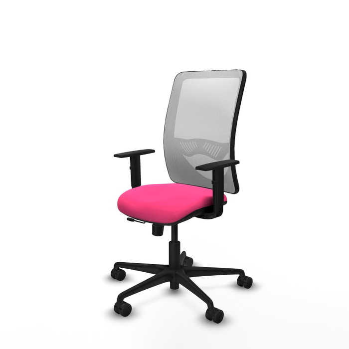 PIQUERAS Y CRESPO Silla de oficina Zulema Rosa y Blanca