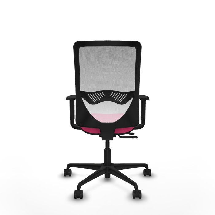 PIQUERAS Y CRESPO Silla de oficina Zulema Rosa y Blanca
